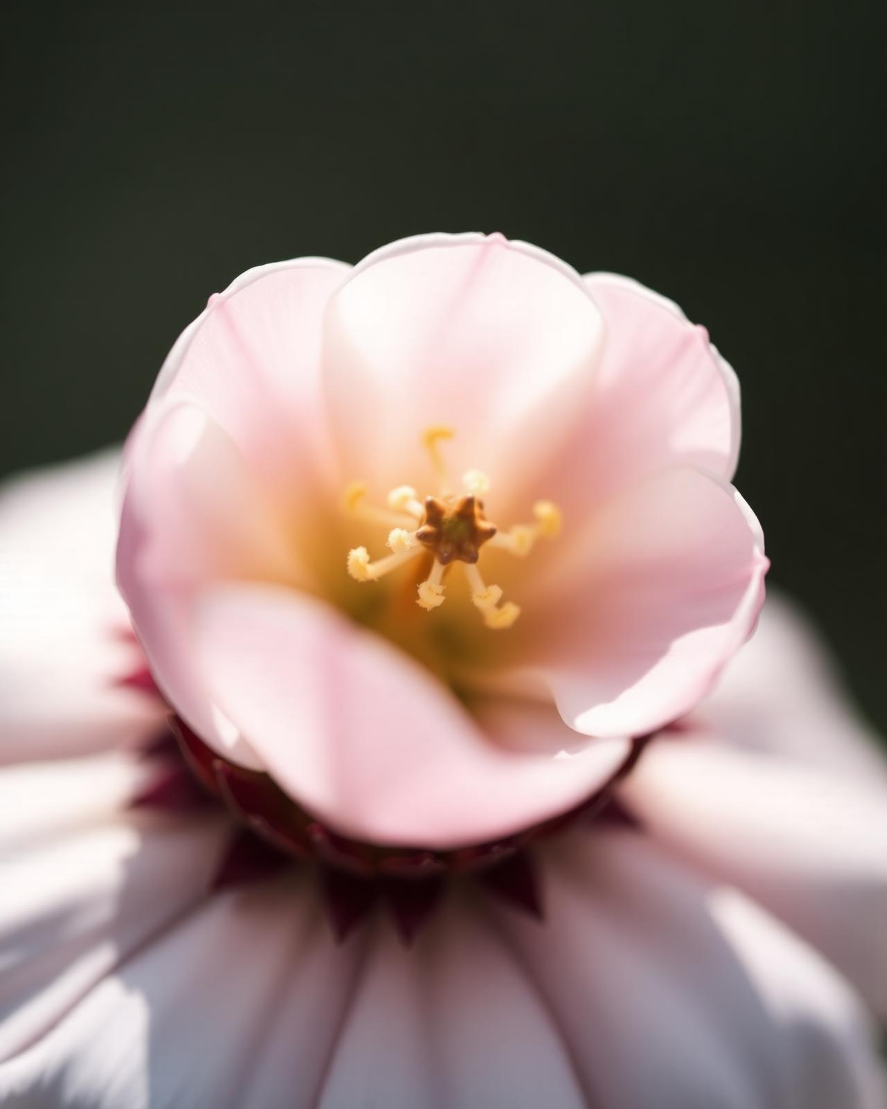 Zarte rosa Blüte