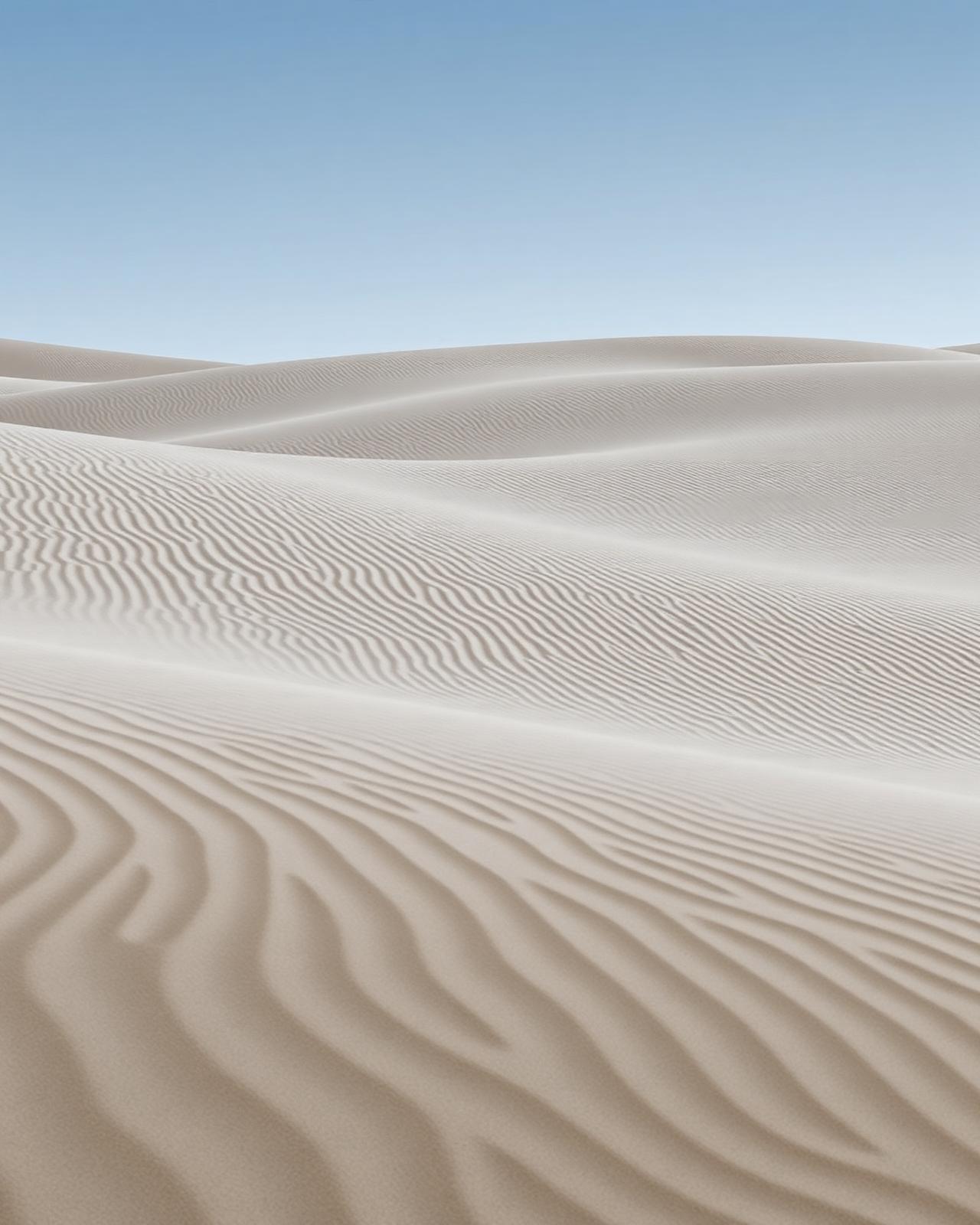 Sanddünen mit Mustern