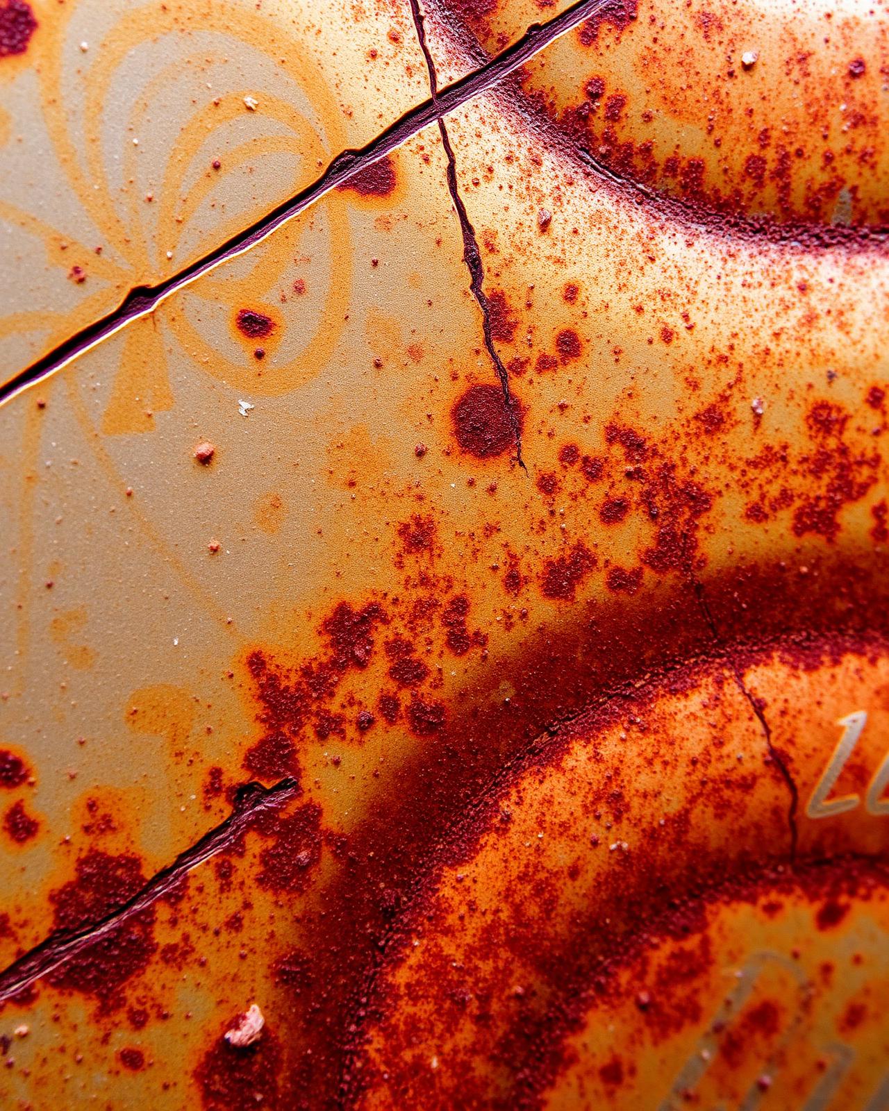 Verwitterte Metalloberfläche